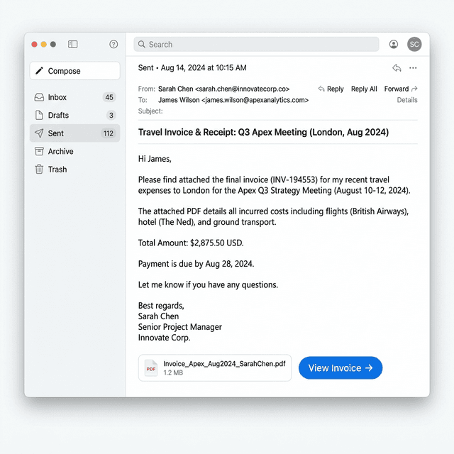 Smart Email Invoices