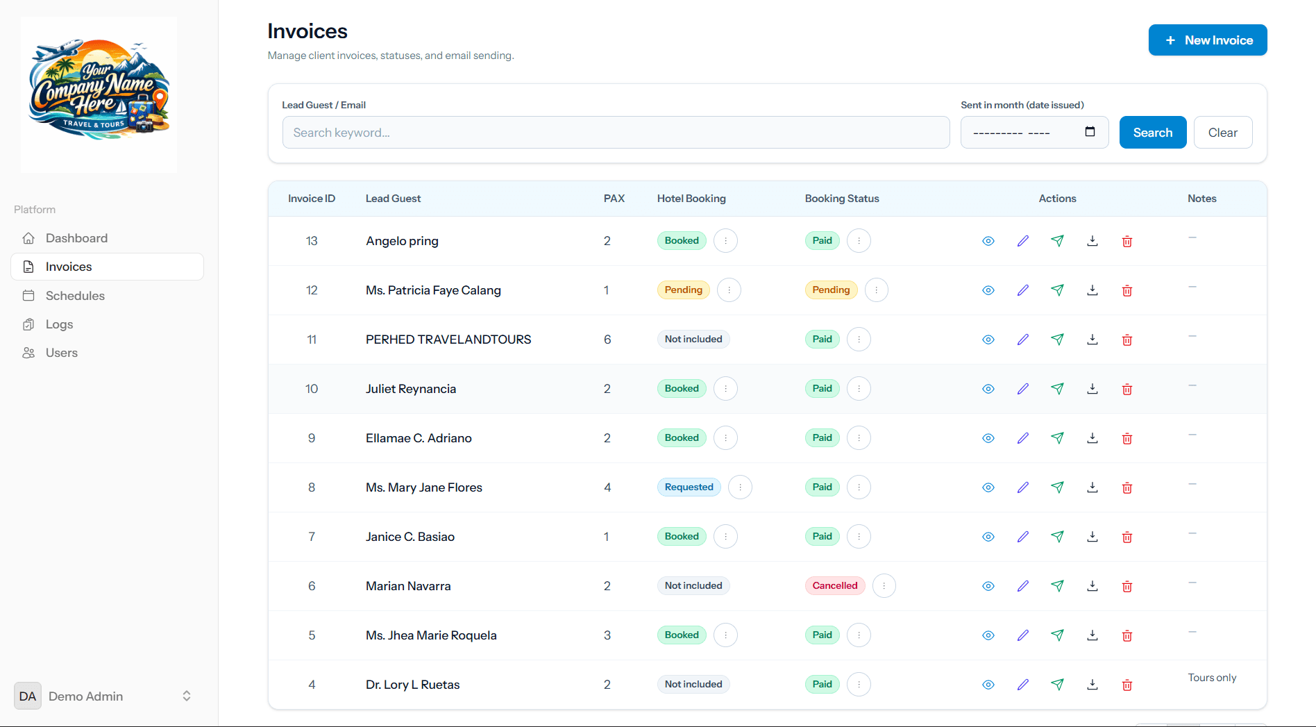 Downpayment Tracking